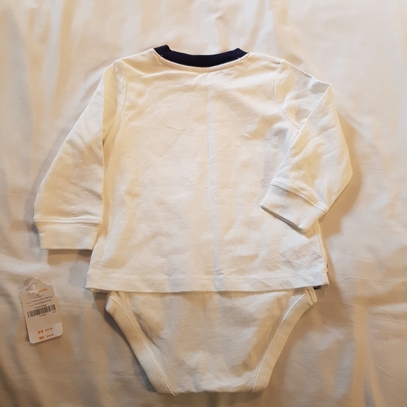 Gymboree boys 12-18 months bodysuit with shirt attached walrus design NWT 2017 - Picture 2 of 7